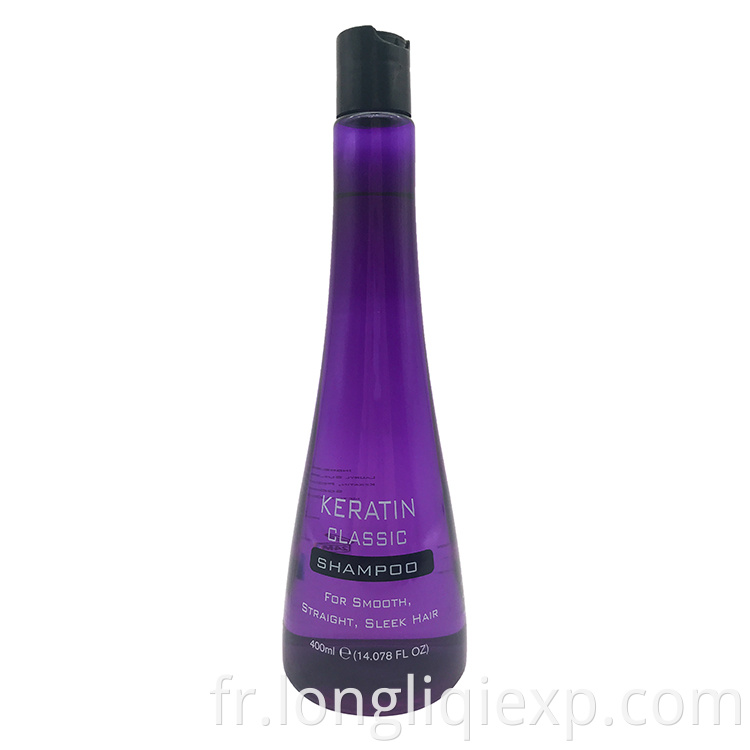 Shampooing épais classique de 400 ml pour des cheveux lisses et lisses